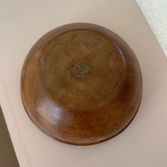 Vintage Wooden Lidded Bowl - Picture 4 of 5